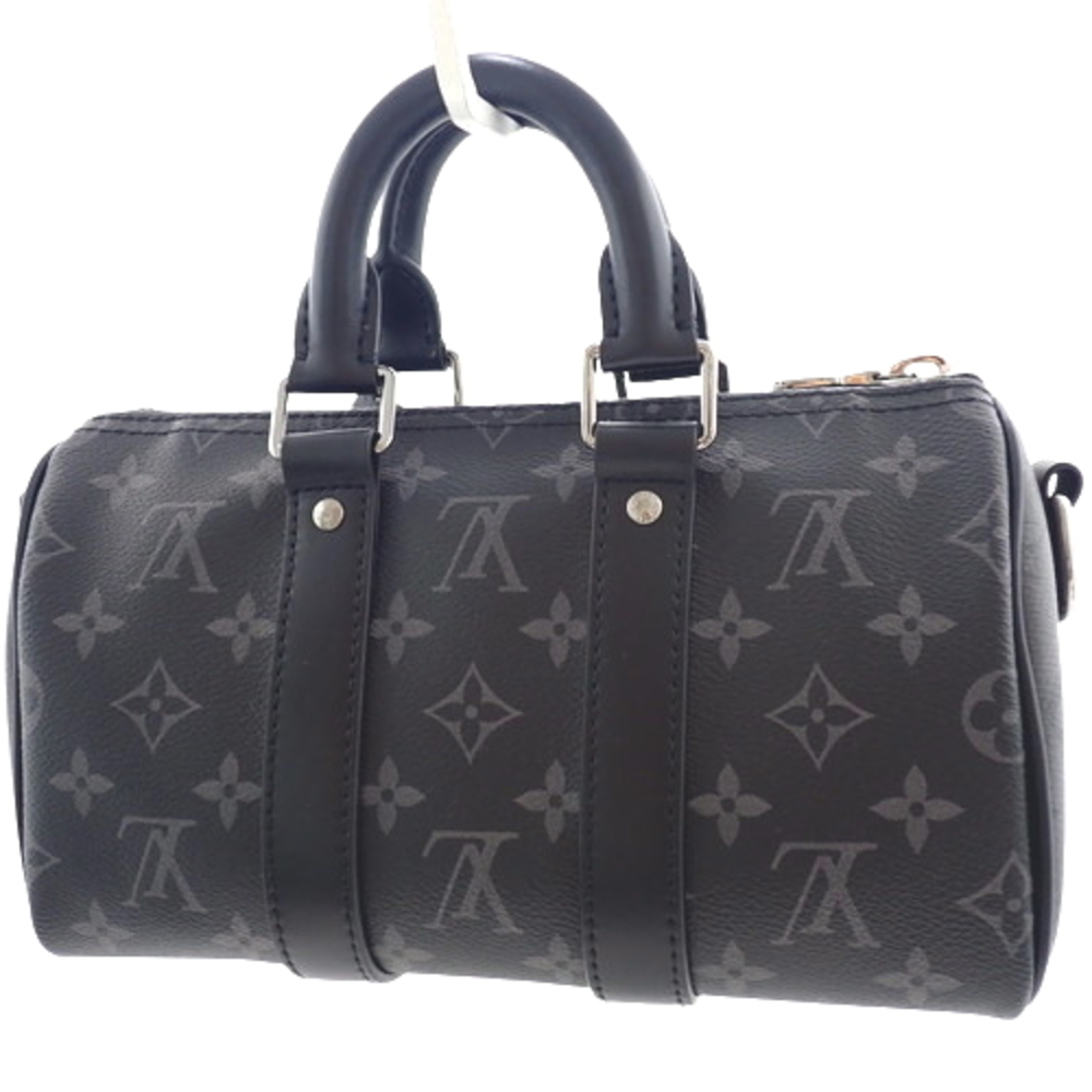 Louis Vuitton Monogram Eclipse Keepall Black - image 2